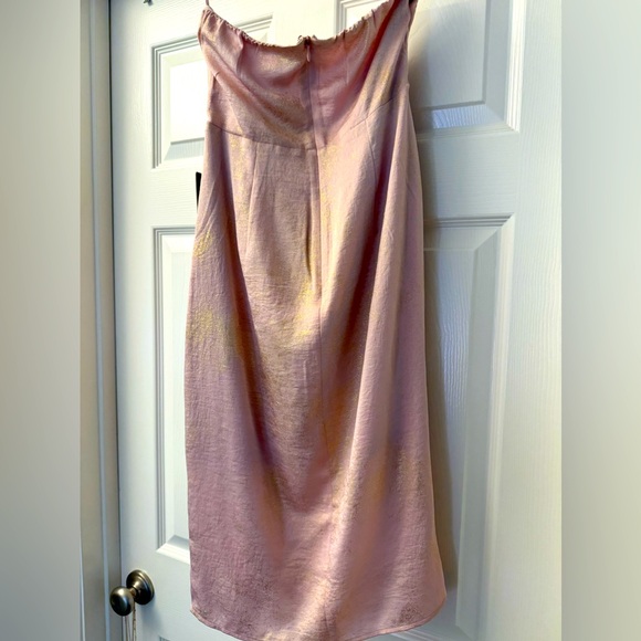 NWT Express Strapless Pink Shift dress - Picture 6 of 7